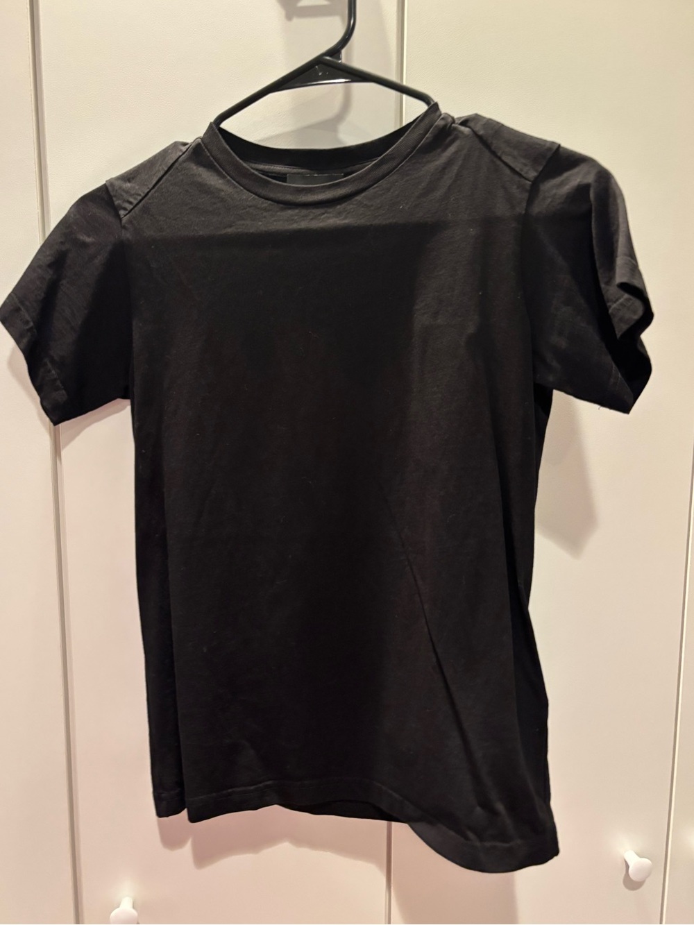 Moncler Black Short Sleeve Crew Neck Tee